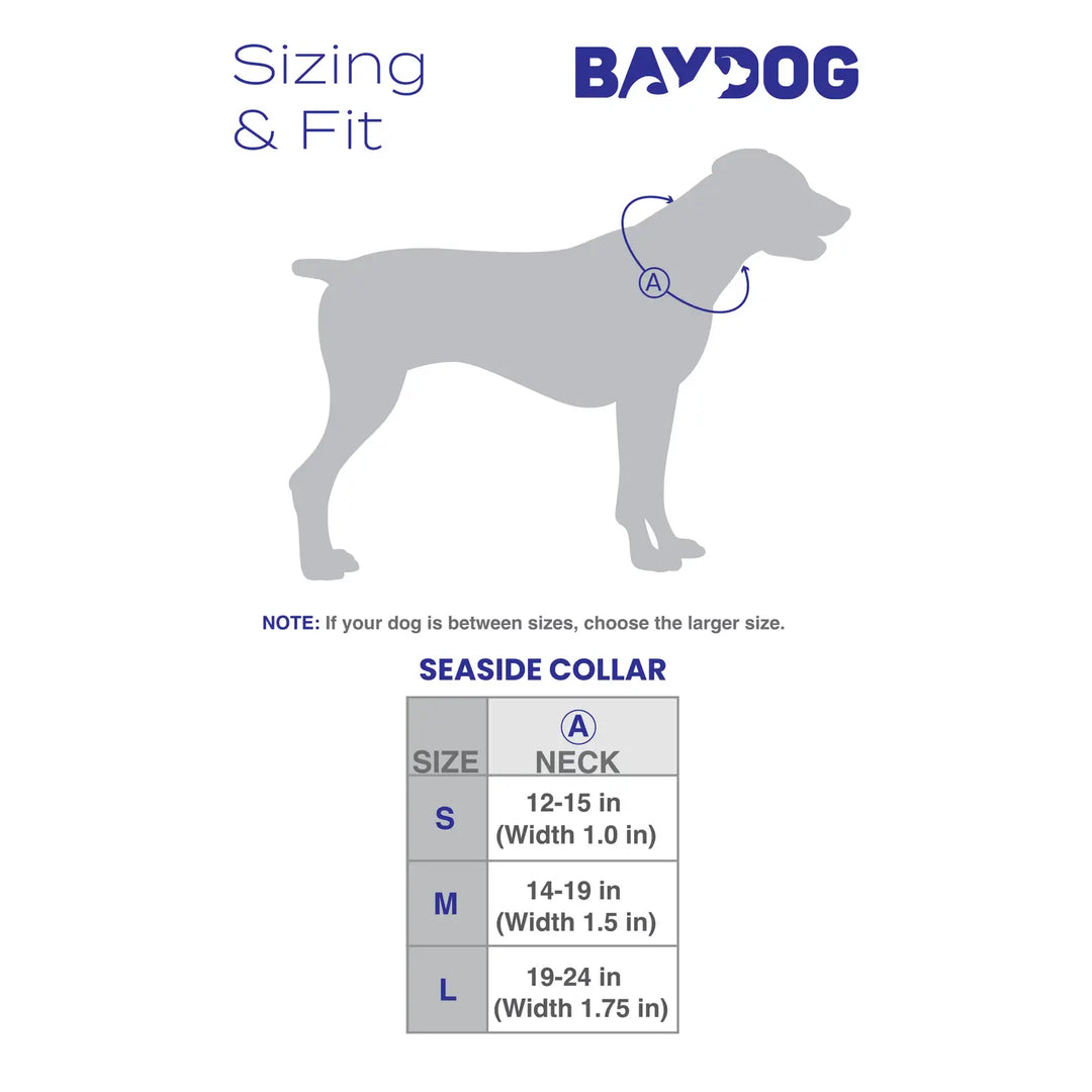 Seaside Dog Collar-Clifford Red